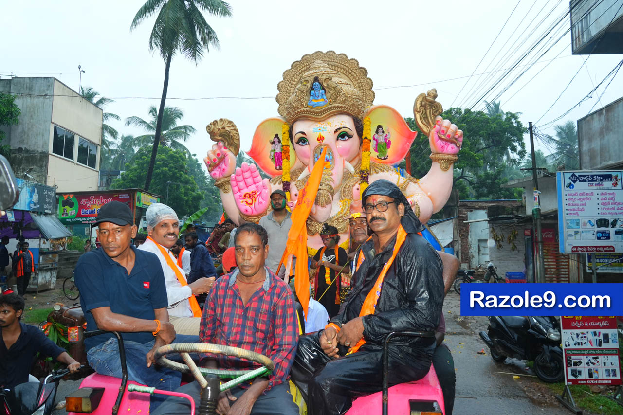 Razole Taluka Ganesh Nimajjanam